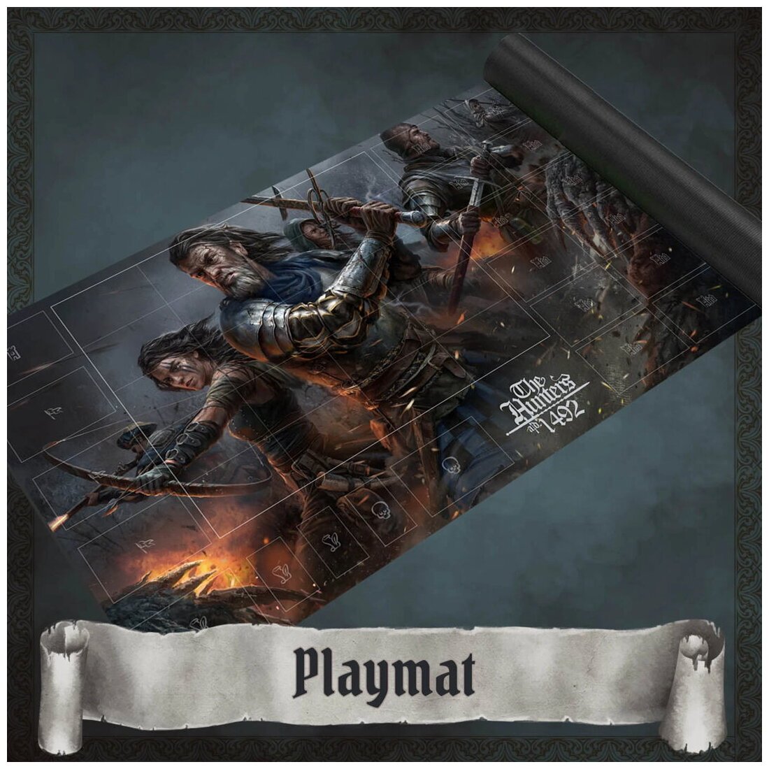 The Hunters A. D. 1492 - Playmat