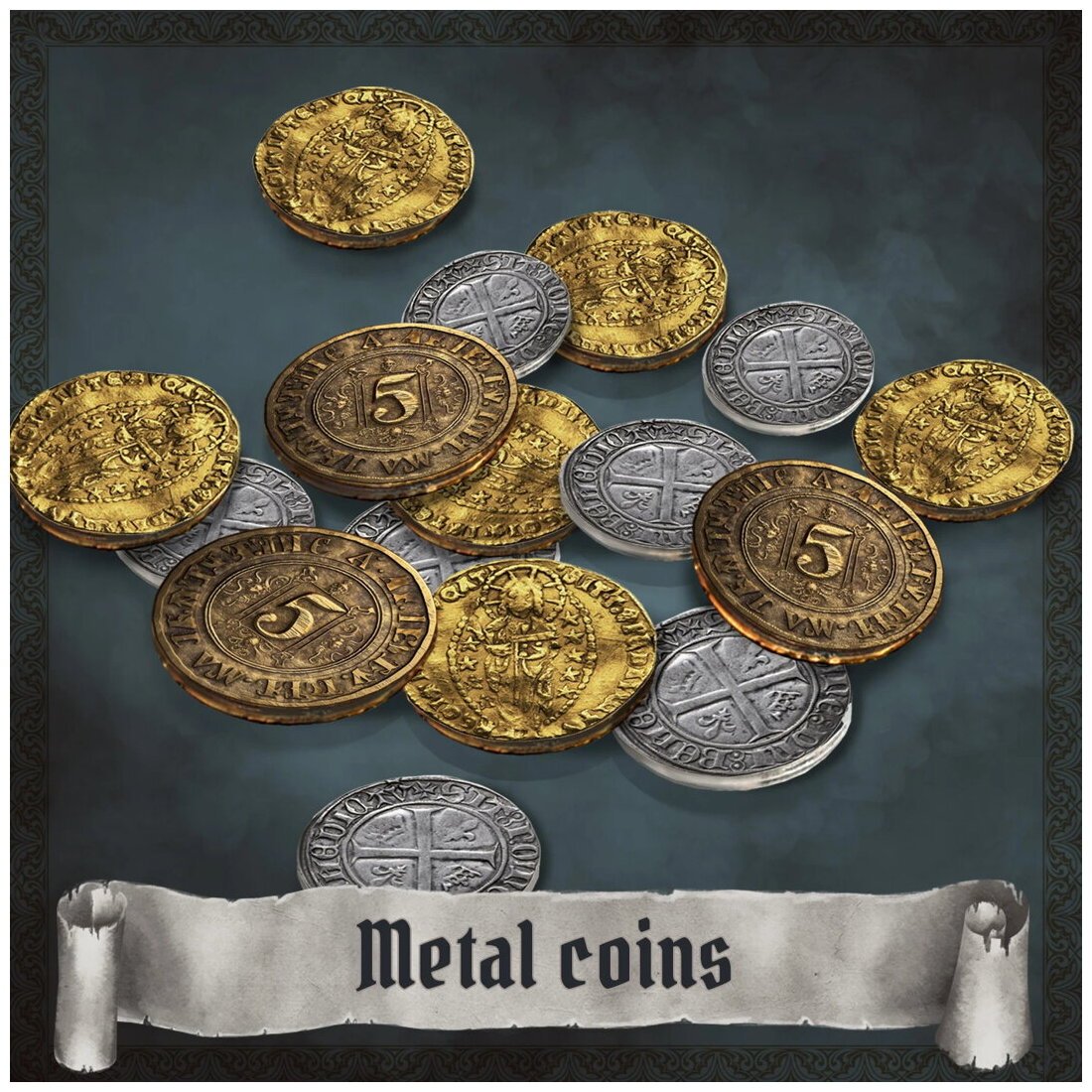 The Hunters A. D. 1492 - Metal Coins