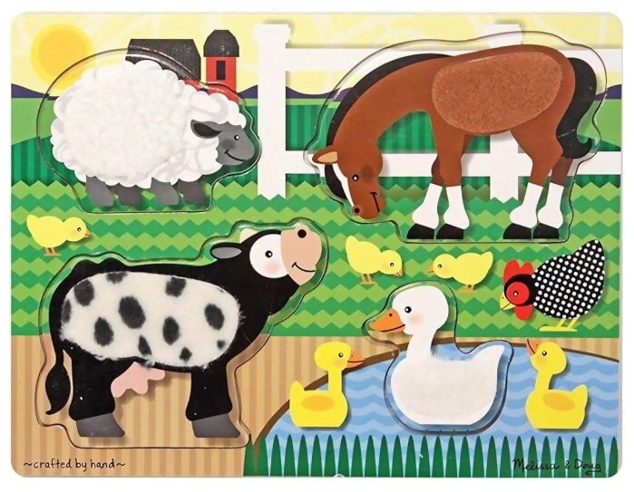 Puzzle - Animaux De La Ferme - 4 Pièces
