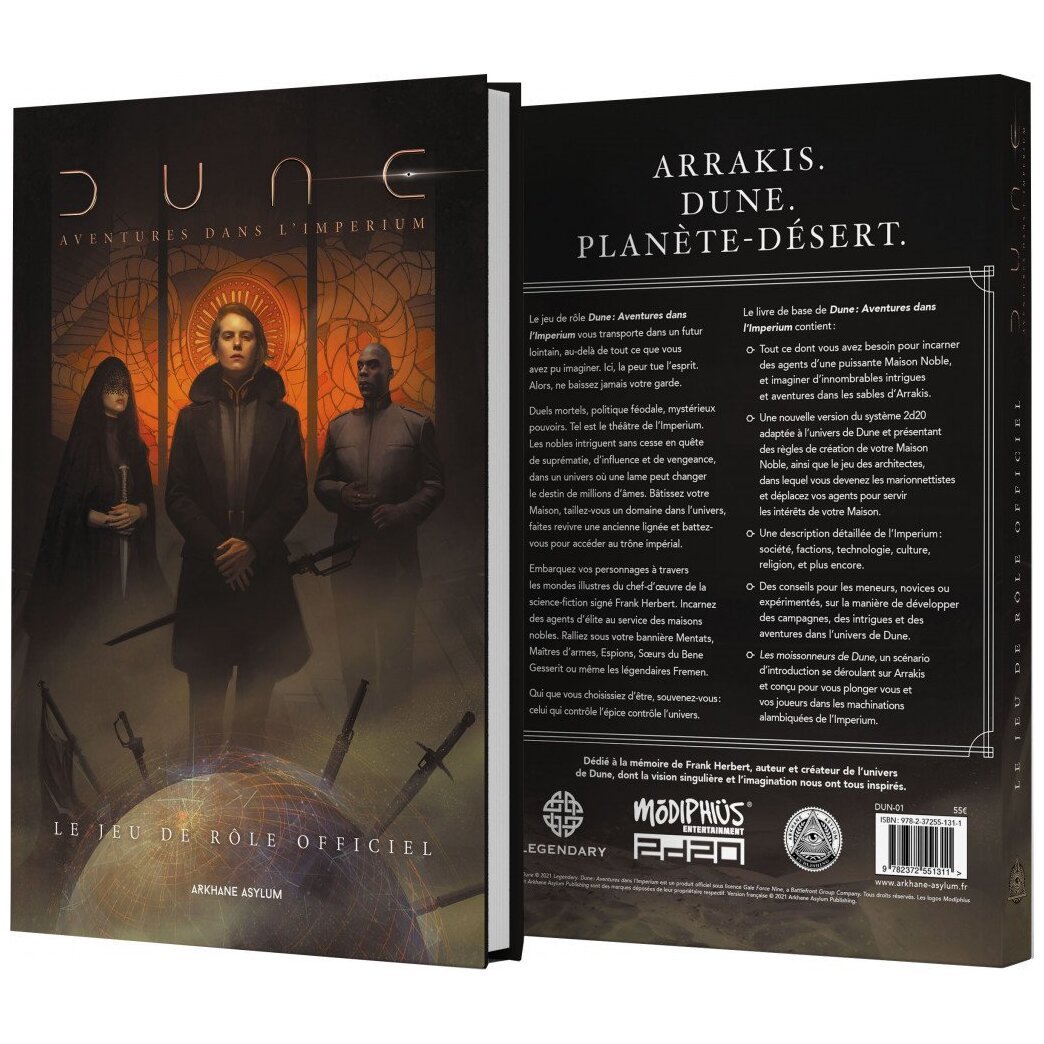 Dune - Aventures dans l'Imperium - Livre de base - Le jeu de rôle officiel