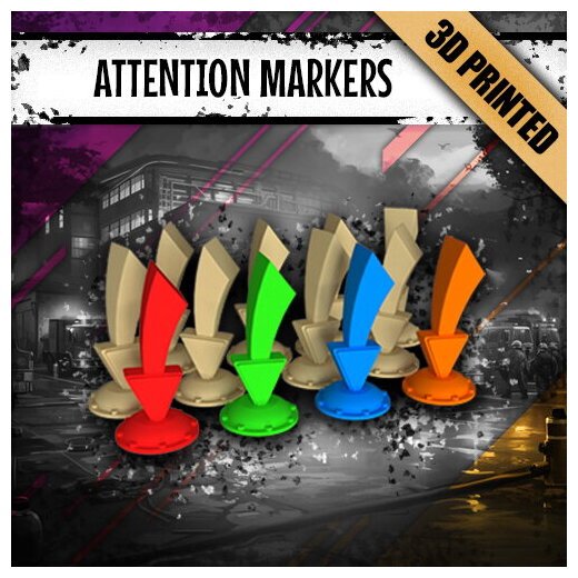 Firefighters On Duty - 3D Printed Attention Markers