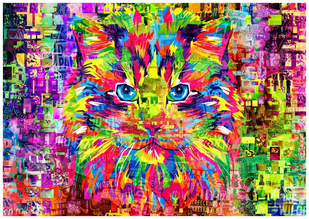 Puzzle - Wonderful Cat - 500 Pièces