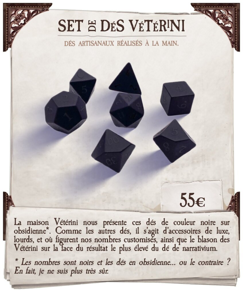 Disque-Monde - Aventures à Ankh-Morpork - Set de dés Vétérini