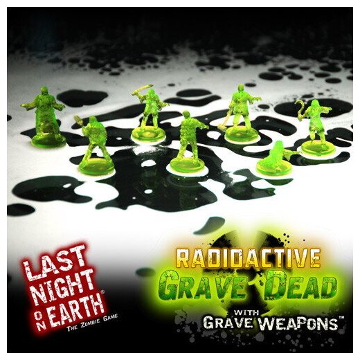 Last Night On Earth - Radioactive Zombies With Grave Weapons Miniature Set