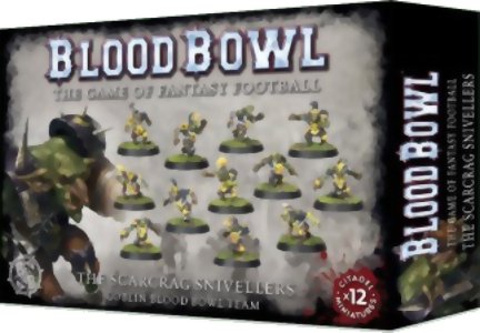 Blood Bowl - Équipe de Gobelins - The Scarcrag Snivellers