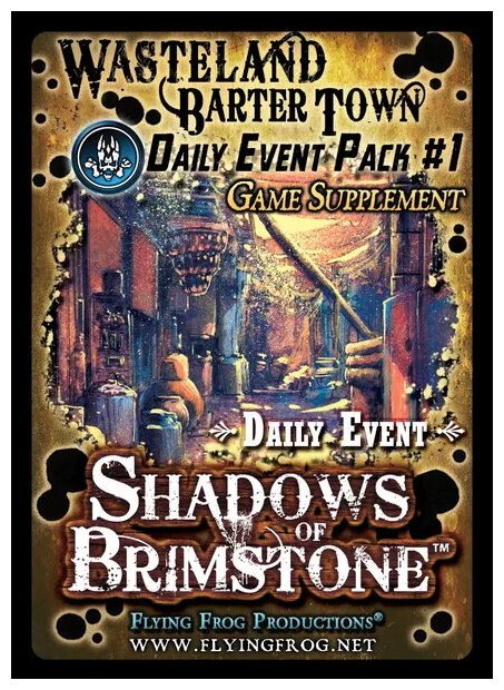 Shadows Of Brimstone - Wasteland Barter Town - Daily Event Pack #1 Game Supplement