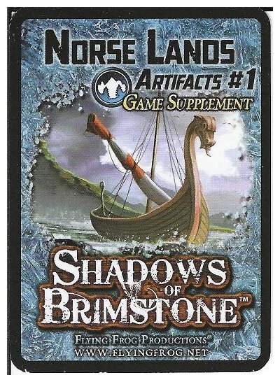 Shadows Of Brimstone - Norse Lands - Artifacts #1 Game Supplement