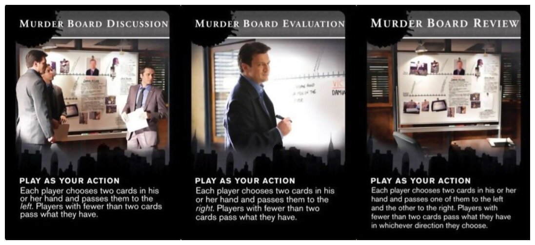 Castle The Detective Card Games - Murder Board Promo