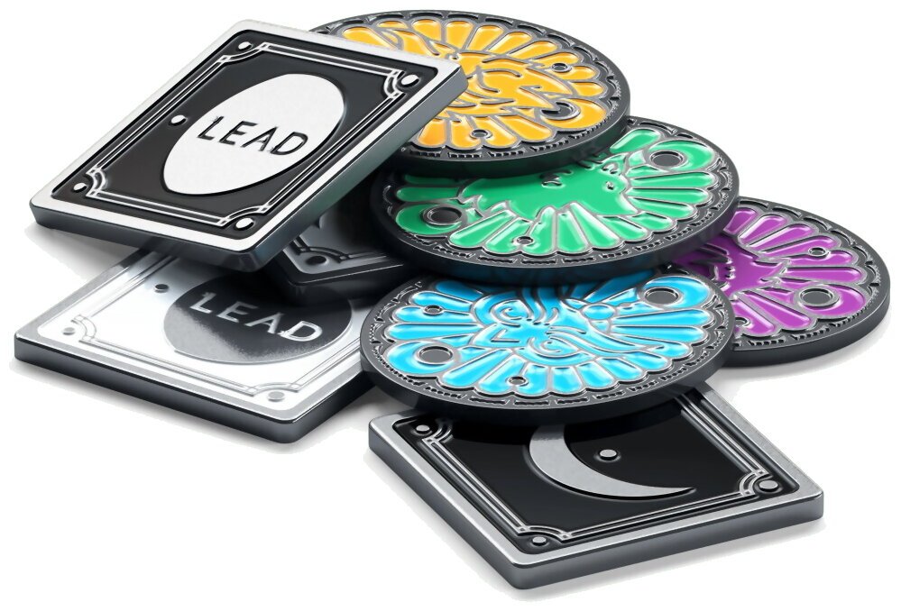 Lunar - Metal Enamel Tokens
