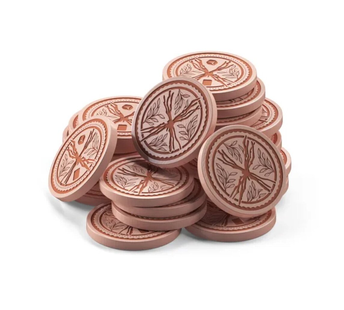 Mori - Laser Engraved Wood Tokens