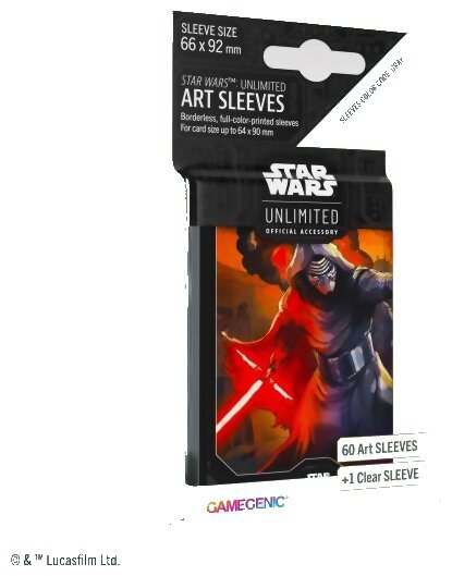 Star Wars Unlimited - 60 Art Sleeves - Kylo Ren - Ombres de la Galaxie