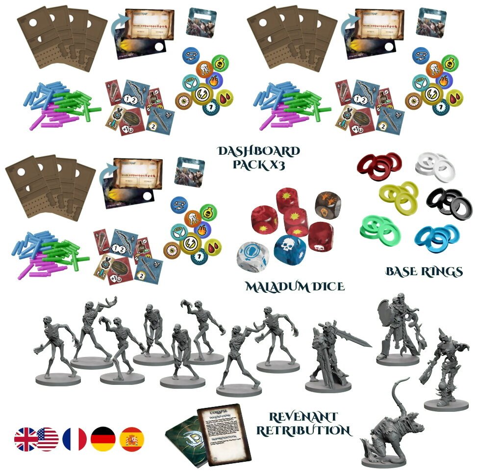 Maladum  – United Assault Multi-Party Bundle - Dungeons Of Enveron