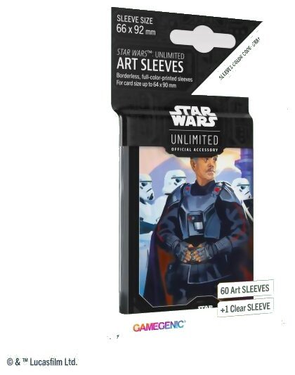 Star Wars Unlimited - 60 Art Sleeves - Moff Gideon - Ombres de la Galaxie