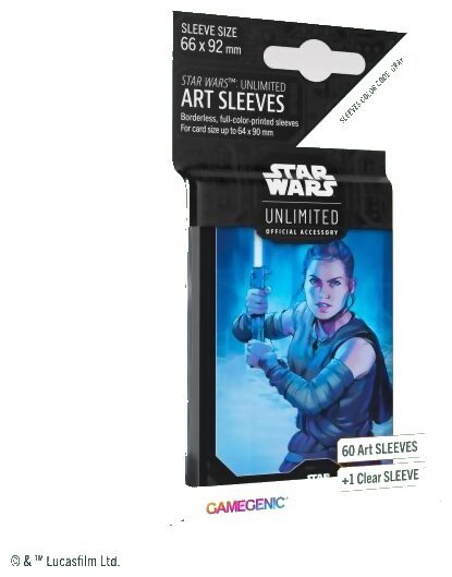 Star Wars Unlimited - 60 Art Sleeves - Rey - Ombres de la Galaxie