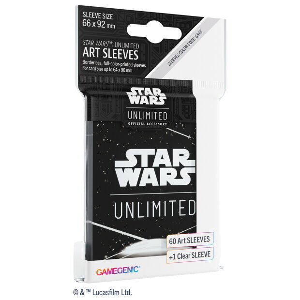 Star Wars Unlimited - 60 Art Sleeves - White - Crépuscule de la République