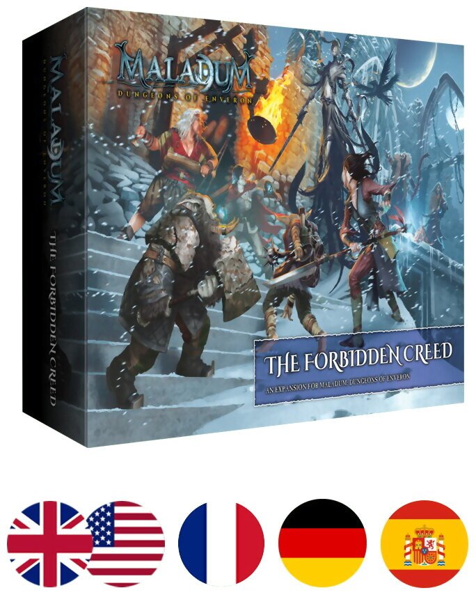 Maladum – The Forbidden Creed Expansion - Dungeons Of Enveron