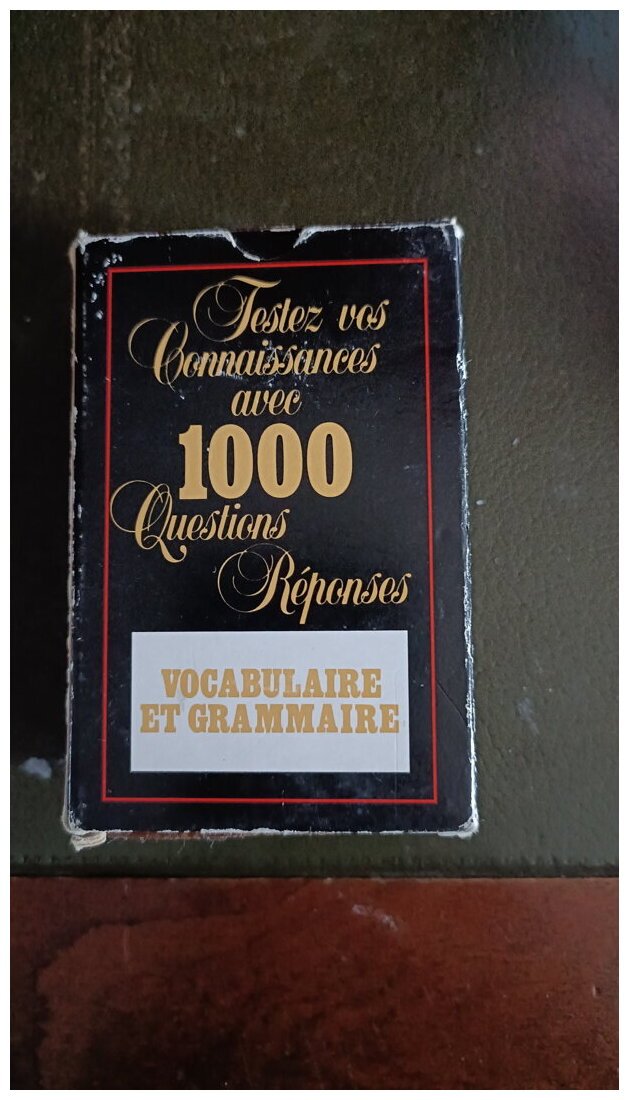 Testez Vos Connaissances Avec 1000 Questions Réponses - Vocabulaire Et Grammaire