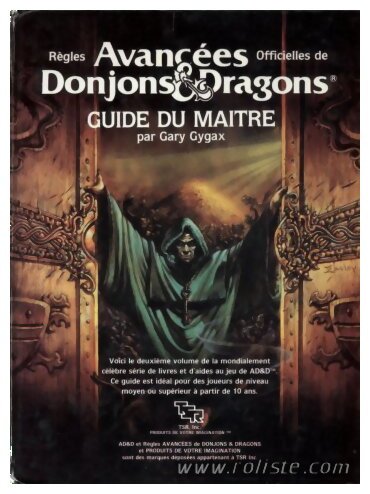 AD&D - Règles Avancées Officielles de Donjons & Dragons - Guide du Maître