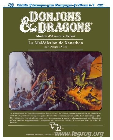 Donjons & Dragons - X3 - La Malédiction de Xanathon