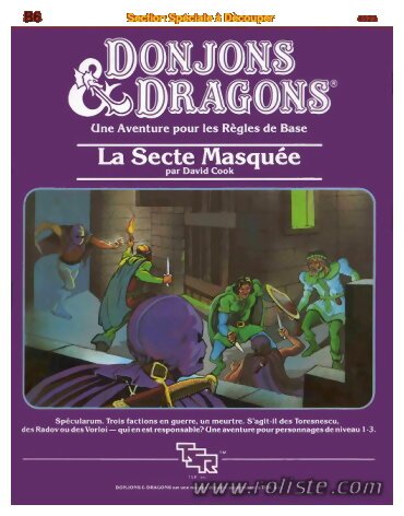 Donjons & Dragons - B6 - La Secte Masquée