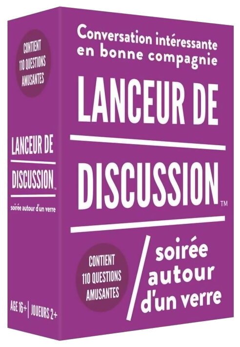 Lanceur de Discussion : Soirée autour d'un verre
