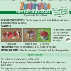 Zooloretto : Trois bâtiments supplémentaires