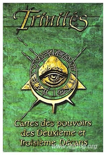 Trinités - Cartes des Pouvoirs des Deuxième et Troisième Décans