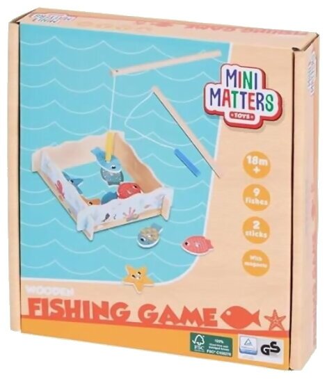 Jeu De Pêche En Bois