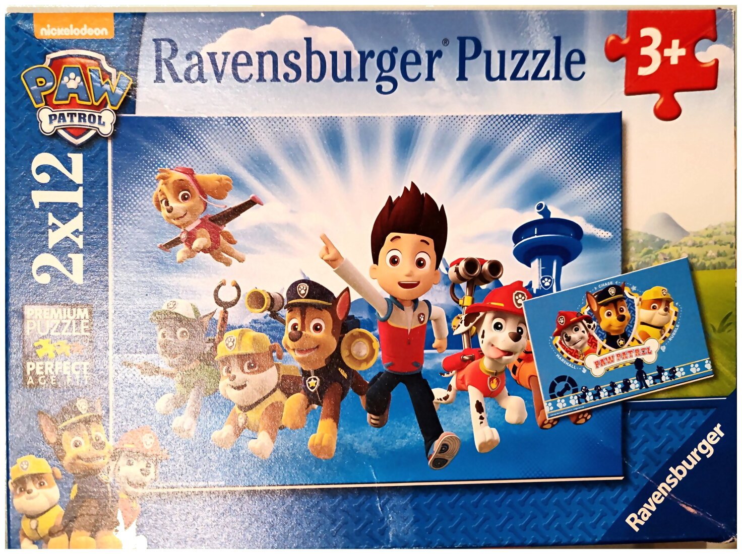 Puzzle Pat' Patrouille - 2 x 12 Pièces