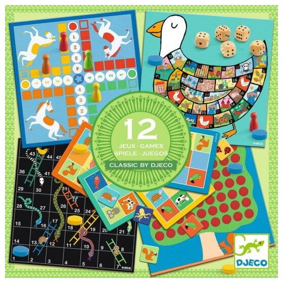 12 Jeux Classic by Djeco