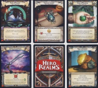 Hero Realms - 5 Magic Item Treasure Cards