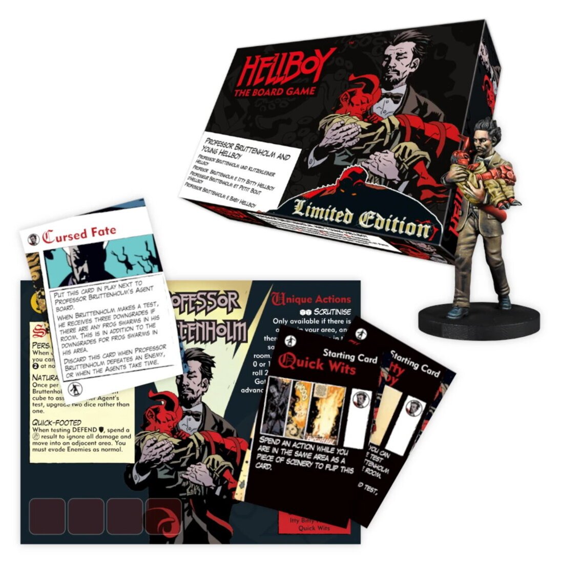 Hellboy – Professor Bruttenholm And Young Hellboy - The Board Game