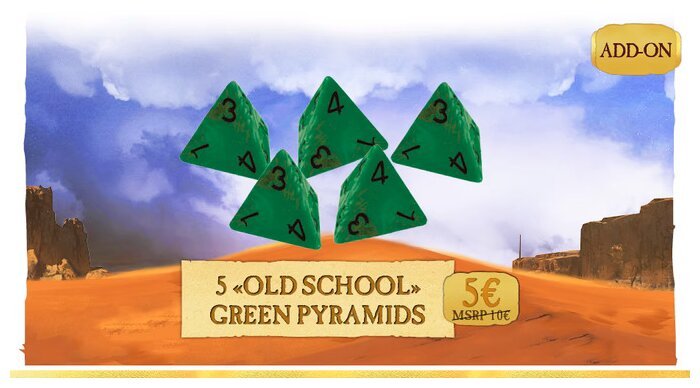 Kemet Blood and Sand - Old school green pyramids
