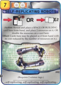 Terraforming Mars - Self-Replicating Robots - 210