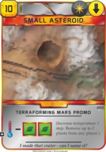 Terraforming Mars - Small Asteroid - 209