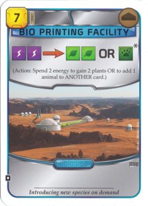 Terraforming Mars - Bio Printing Facility - X36