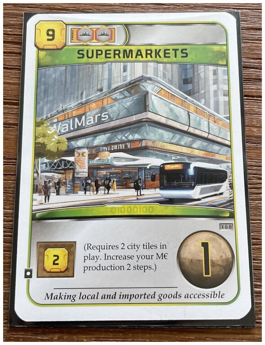 Terraforming Mars - Supermarkets - X68