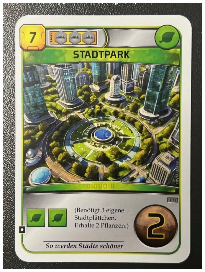 Terraforming Mars - Stadpark - X71