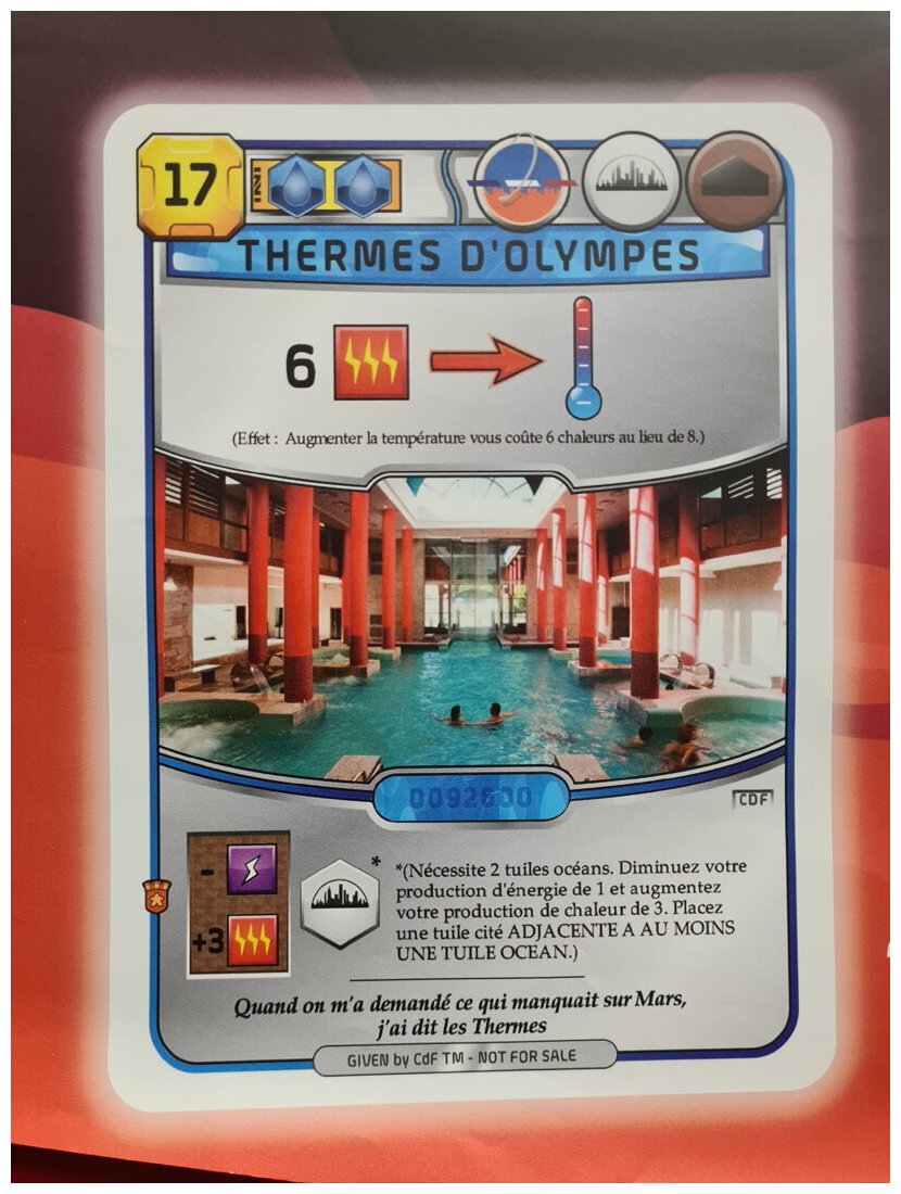 Terraforming Mars - Thermes d'Olympes