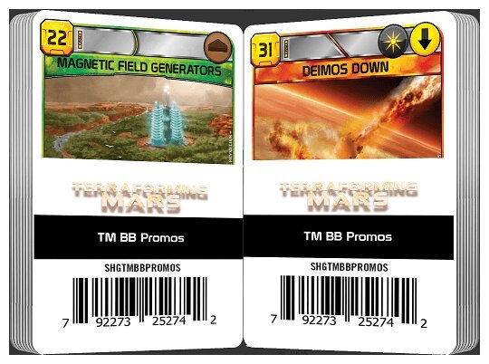 Terraforming Mars - Big Box Promo Pack - X13 - X33