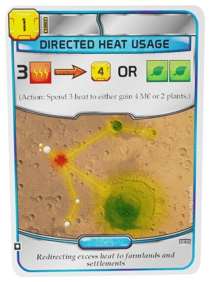 Terraforming Mars - Directed Heat Usage - X48