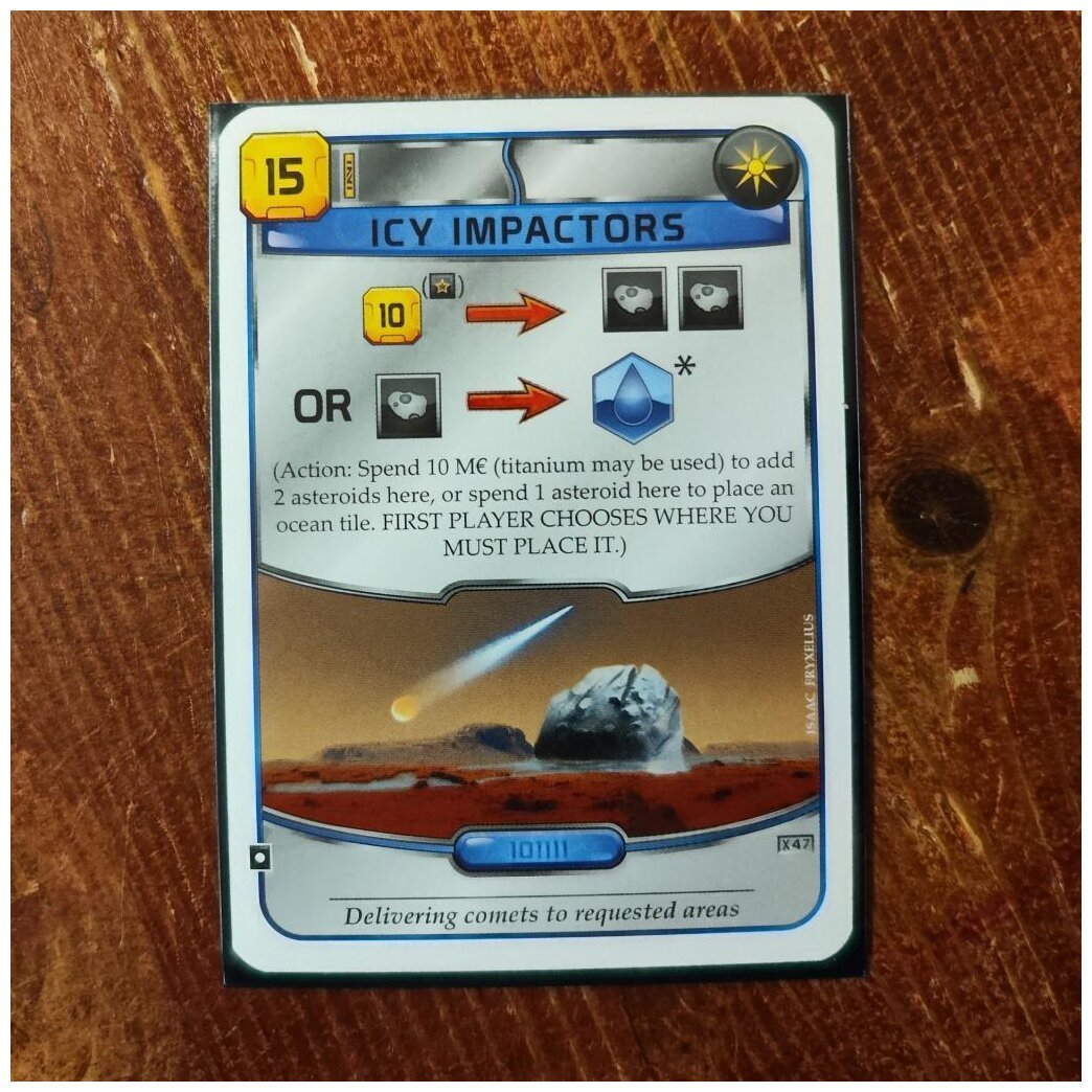 Terraforming Mars - Icy Impactors - X47