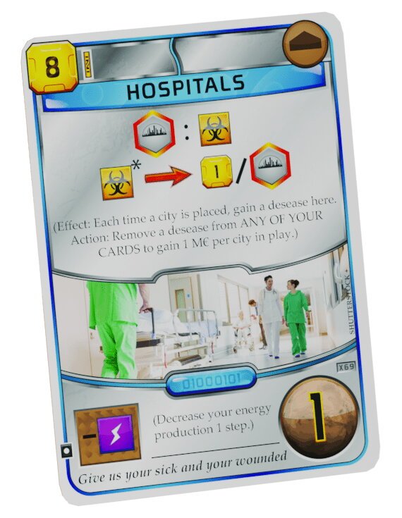 Terraforming Mars - Hospitals - X69