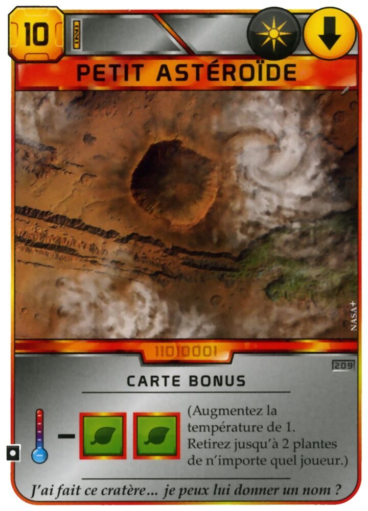 Terraforming Mars - Petit Astéroïde - 209