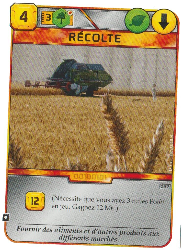 Terraforming Mars - Récolte - X37