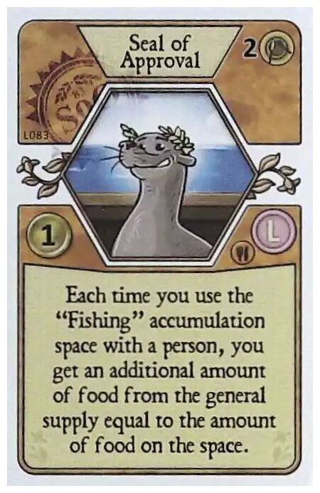 Agricola - Seal of Approval