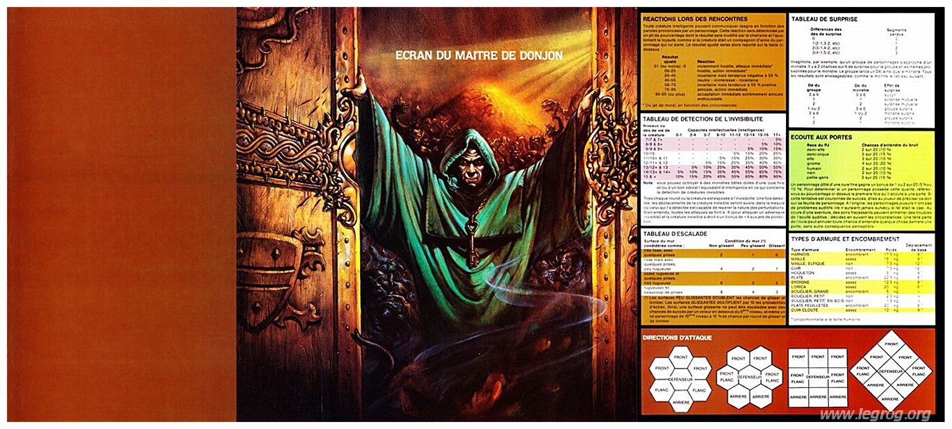 AD&D - Écran Du Maître De Donjon & Écran De Référence Des Joueurs