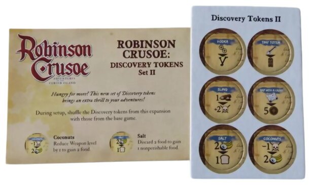 Robinson Crusoe - Discovery Tokens Set II