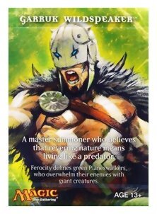 Magic - Sample Deck - Garrul Wildspeaker