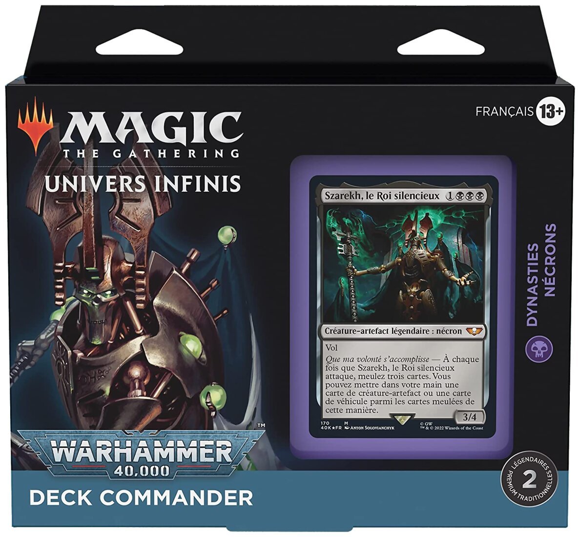 Magic – Deck Commander – Dynasties nécrons - Univers Infinis - Warhammer 40,000